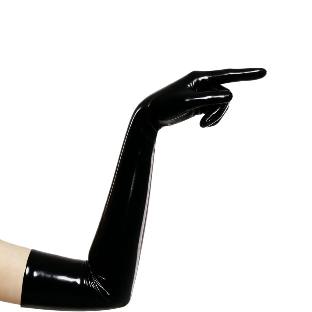 Rode Lange Handschoenen Avondfeest Cosplay Kostuum Operahandschoenen