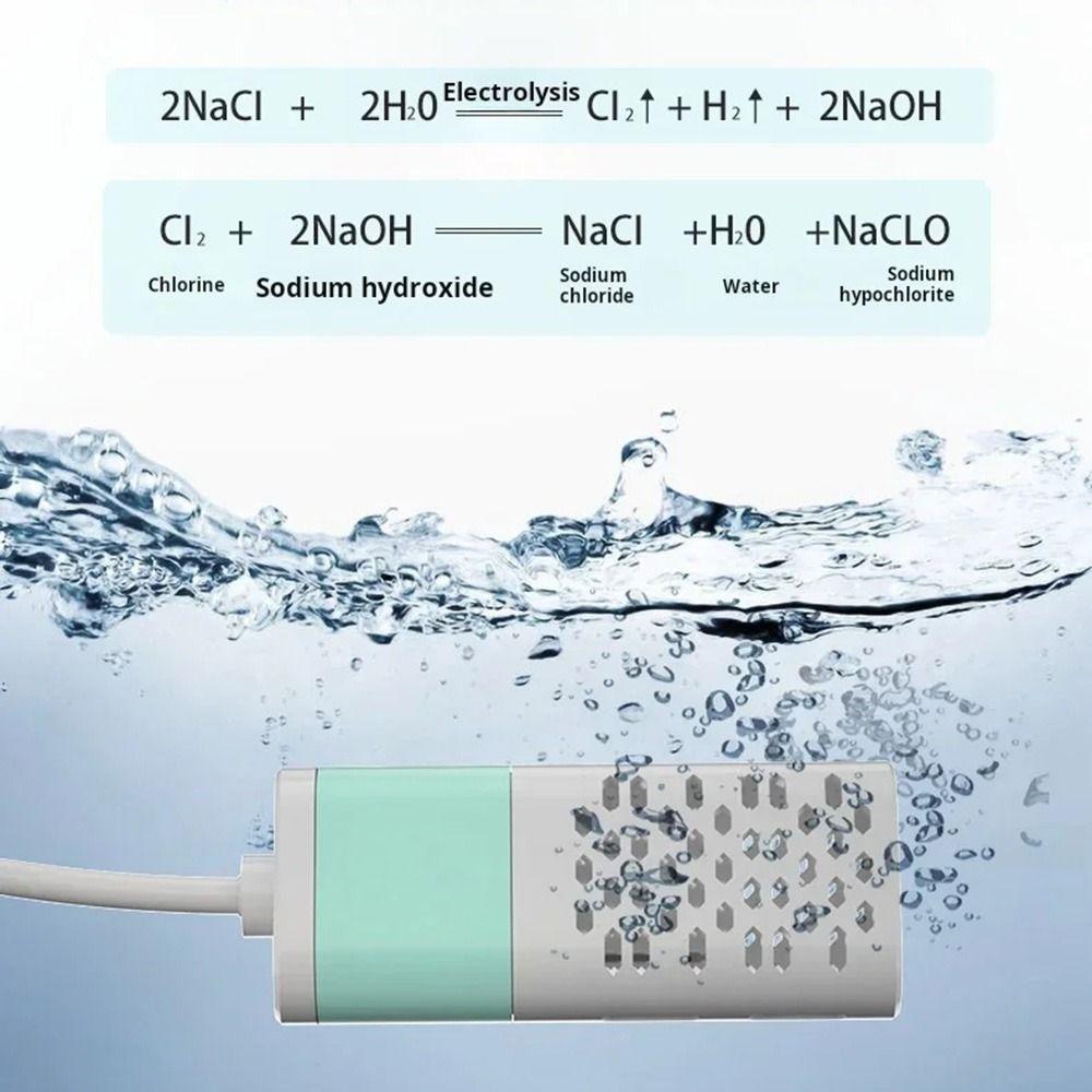 Instant Use Portable Disinfectant Water Maker Non-toxic Mini Sodium Hypochlorous Acid Ionizer  Home
