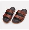 Men's Genuine Leather Non-Slip Summer Flip-Flops - Breathable Casual Beach Sandals