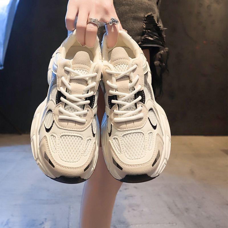 Dad shoes women's shoes new summer versatile white shoes mesh breathable fashion casual sports shoes