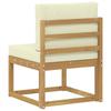 Outdoor Sofa Set in White and Cream 59 x 63 x 73 cm