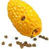 Pet Toy Interactive Puzzle Food Leakage Design Bite-Resistant Chew Toy Simulated Bitter Melon Shape Washable Teeth Cleaning Puppy Toy