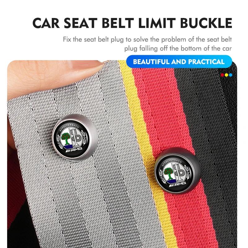 GLC GLB Car Seat Belt Limit Buckle Adjustable Nonslip Belt Clip Locator For Mercedes Benz AMG W202 W212 W213 W220 W221 W222 C18