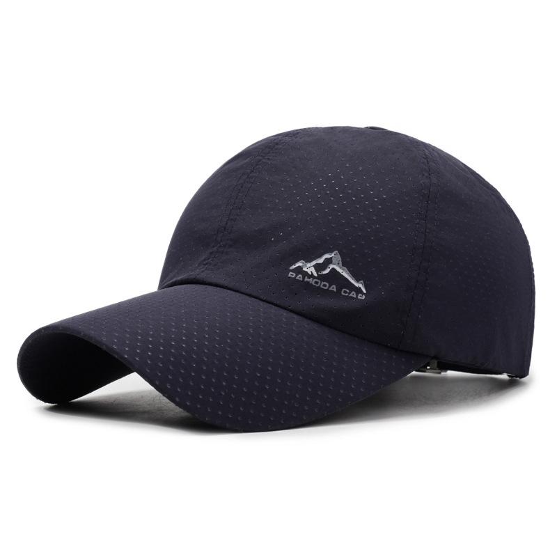 Gray Breathable Cap Outdoor Sun Hat Fashion Sports Summer Sun Hat Classic Versatile Hat