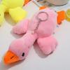 20Cm Cartoon Goose Plush Keychain Goose Pendant Plush Toys For Women Girls Boys Toy Doll Bag Accessories Car Keyring Gifts