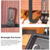 Rectangle Pot Cover Visible Glass Lid Replacement Skillet Lid  Frying Pan