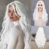 Middle Part Long Wavy Curly Wig Elegant Cosplay Lolita Wigs Cosplay Party