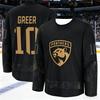 2026 Florida Herren Neue Schwarz-Gold-Edition Eishockey Trainingsanzug - 3D-gedrucktes, feuchtigkeitsableitendes Langarmshirt Familie