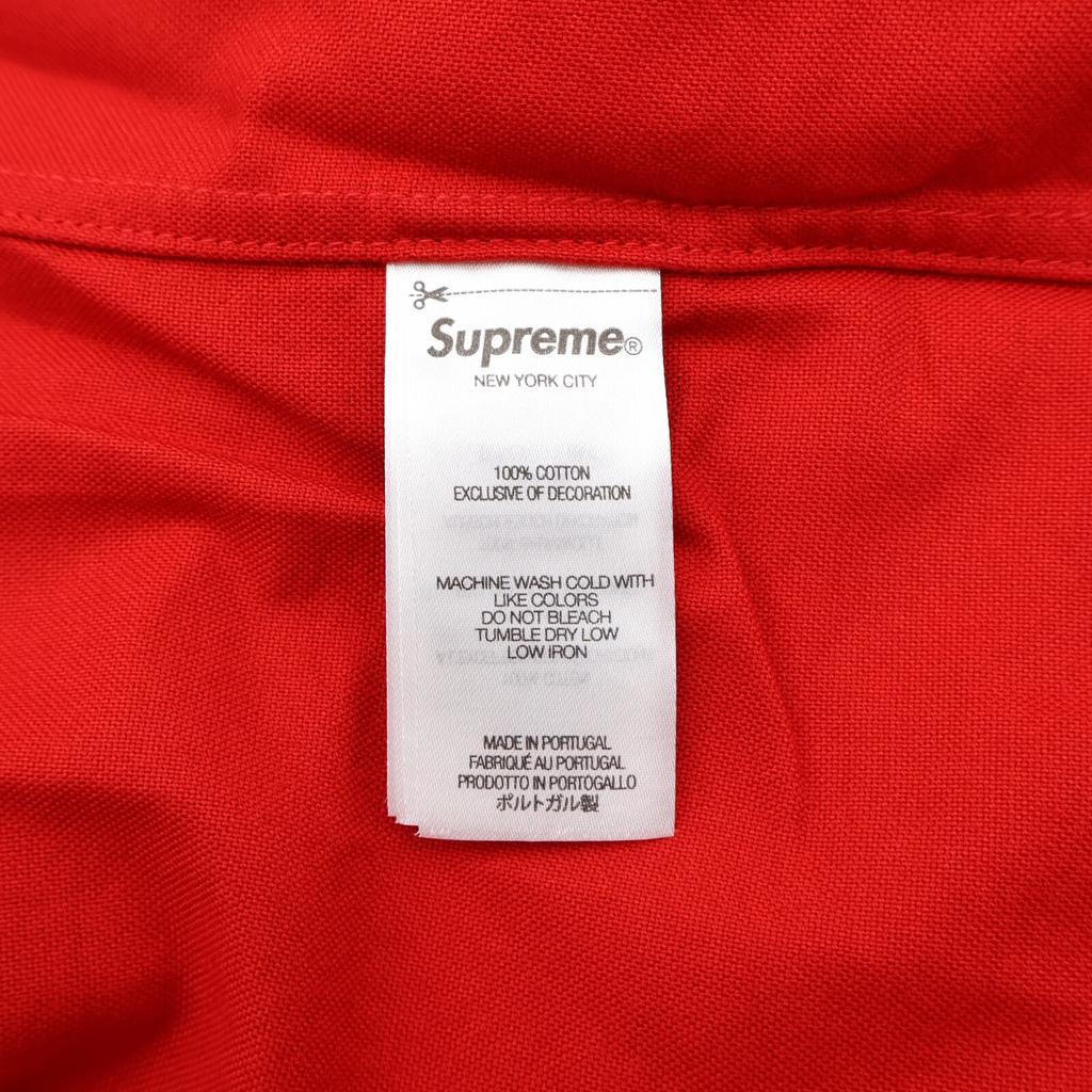 Supreme Loose Fit Oxford S/S Shirt Red