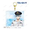 TV-Anime „Blue Lock“ Neu illustriert Yo Hiori Bahnhofspersonal Ver. GROSSER Acryl-Schlüsselanhänger