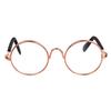 Cat Eye-wear Photos Props Accessories Cosplay Glasses Clear Lens Round Funny Clear Lens Round Glass Gift for Pet Puppy