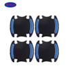4 Pcs/Set Car Door Wrist Reflective Sticker Universal Car Door Wrist Scratch Protective Film Pad with Safety Reflective Strip