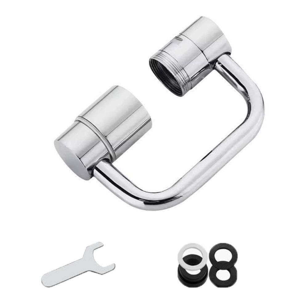 Zinc Zinc Alloy Faucet Extender Silver Faucet Nozzle Adapter Practical Faucet Sprayer Head  Bathroom