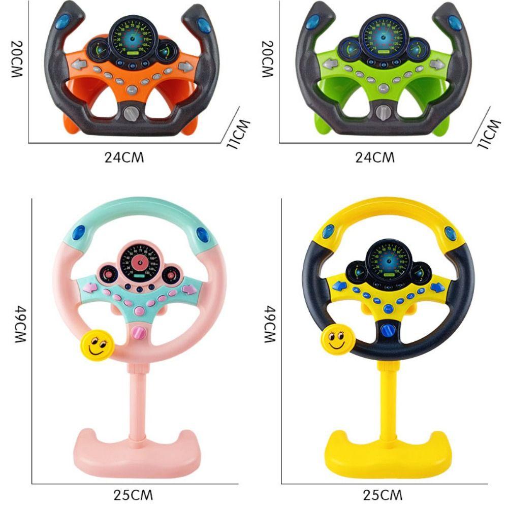 Flash/Music/Sound Eletric Simulation Steering Wheel Toy Educational Stroller Steering Wheel