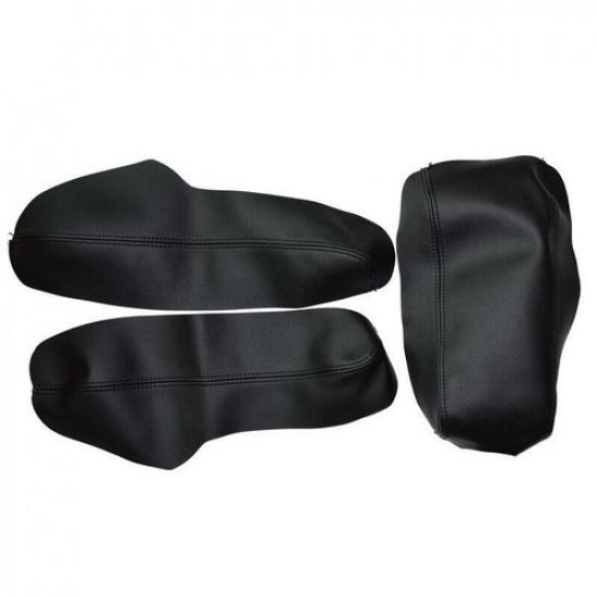 Real Leather Black Car Armrest Box Case Repalcement For Civic 10th Waterproof CC