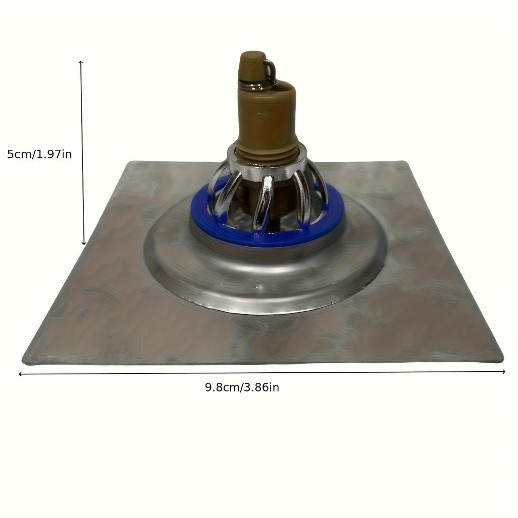 Stainless Steel Shower Drain with Smooth Edge Design Clog Resistant Fast Drainage Modern Bathroom Essential Minimalist White Round Drain No Overflow