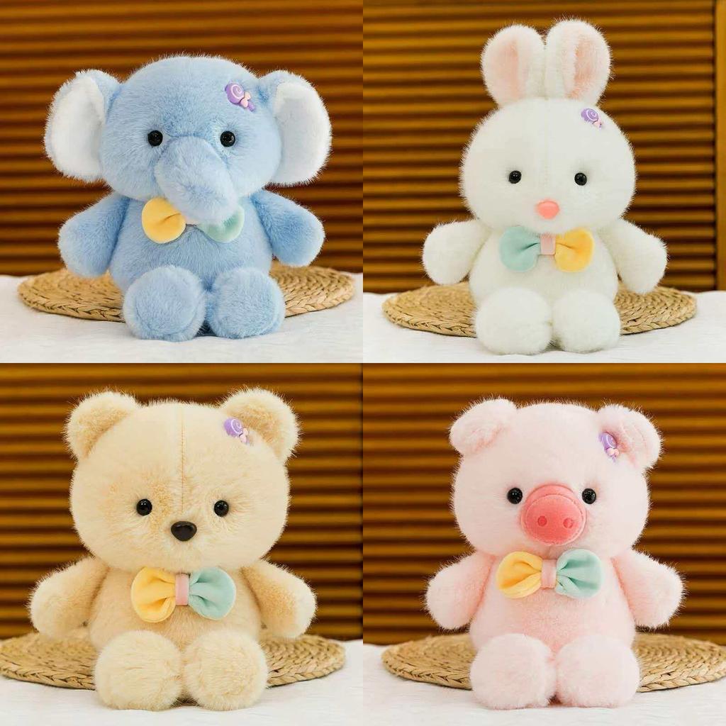 Soft Plush Bunny Doll With Short Pile Cotton For Kids And Collectors