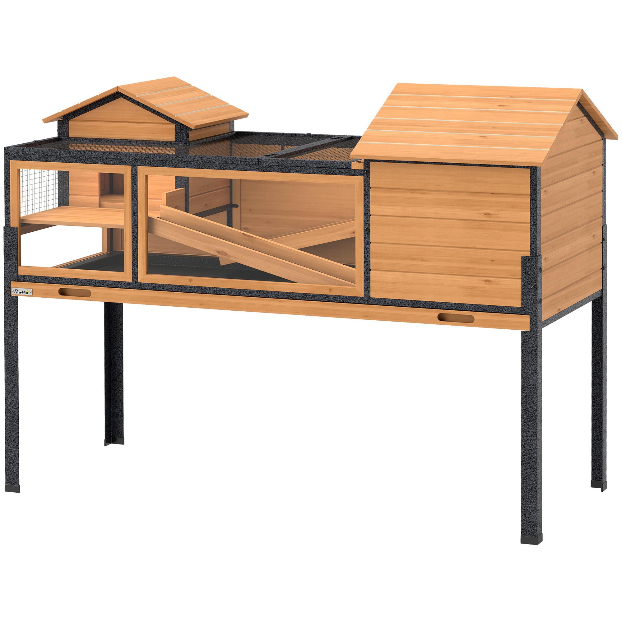 Wooden Tortoise House With Stand Legs