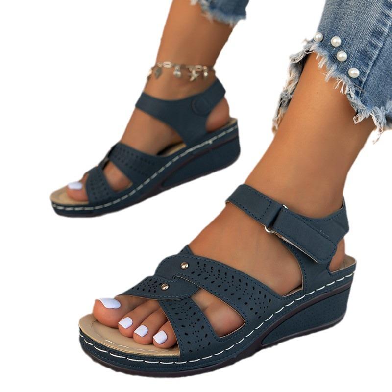 Women's Plus Size Roman Gladiator Sandals New Summer Wedge Casual Shoes