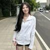 11 New White Sunscreen Clothes, Summer Thin Sunscreen Jackets, Boys and Girls Sunscreen Clothes, Loose Tops, Summer Blouses
