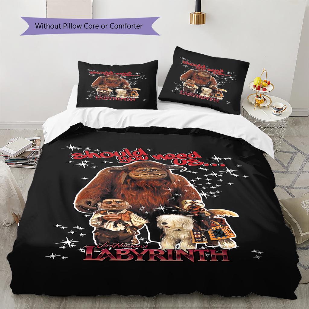 Labyrinth Pattern Bedding,Quilt Set Quilt Cover Pillowcase Home Birthday Gift (1 * duvet cover + 2 * pillowcase, without core)