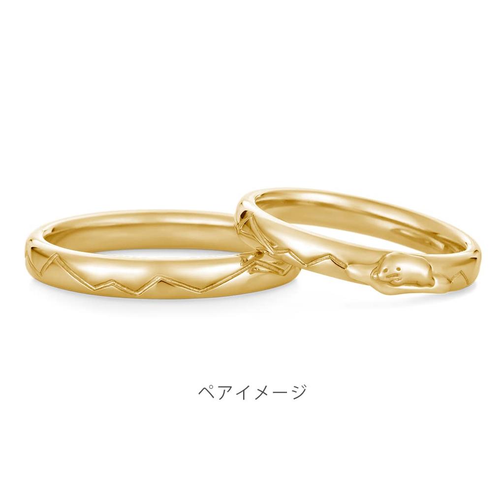 Sanrio Characters Gudetama Goods Ring Gudetama Ring Silver Gold Accessories Jewelry Gudetama Goods Birthday Anniversary Present Gift [U-Treasure]