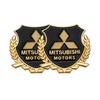 cxmvxd1 For Mitsubishi Asx Lancer Pajero L200 Attrage New Auto Side Emblem Decoration 3D Metal Car Wheat Ear Sticker Motorcycle Decal