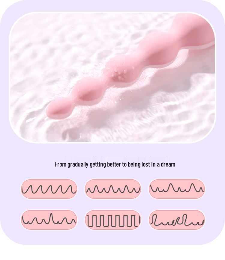 Chrysanthemum Bead Anal Vibrator Toy for Women