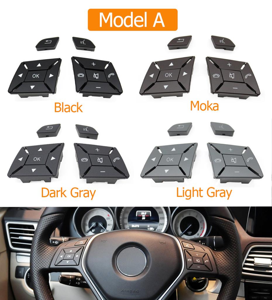 Car Steering Wheel Menu Control Switch Button For Mercedes Benz C E A GLK CLS Class W204 X204 W212 W218 W156 W176 W117 W172 W246