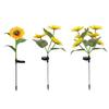 Solar Sunflower Light LED Garden Artificial Flower Light with 36956 Sunflowers Outdoor Waterproof Stake Light for Backyard Flower Bed