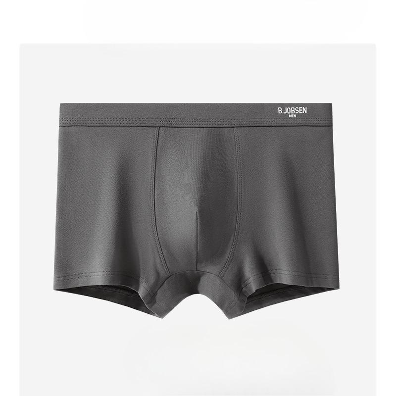Plus Size Men's Summer Pure Cotton Class A Cotton 10A Antibacterial Breathable Mid Waist Briefs