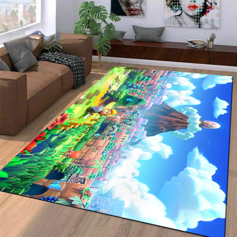 Fantasy Adventure Printed Carpet Suitable for use as an anti-slip game mat for living room and bedroom sofas