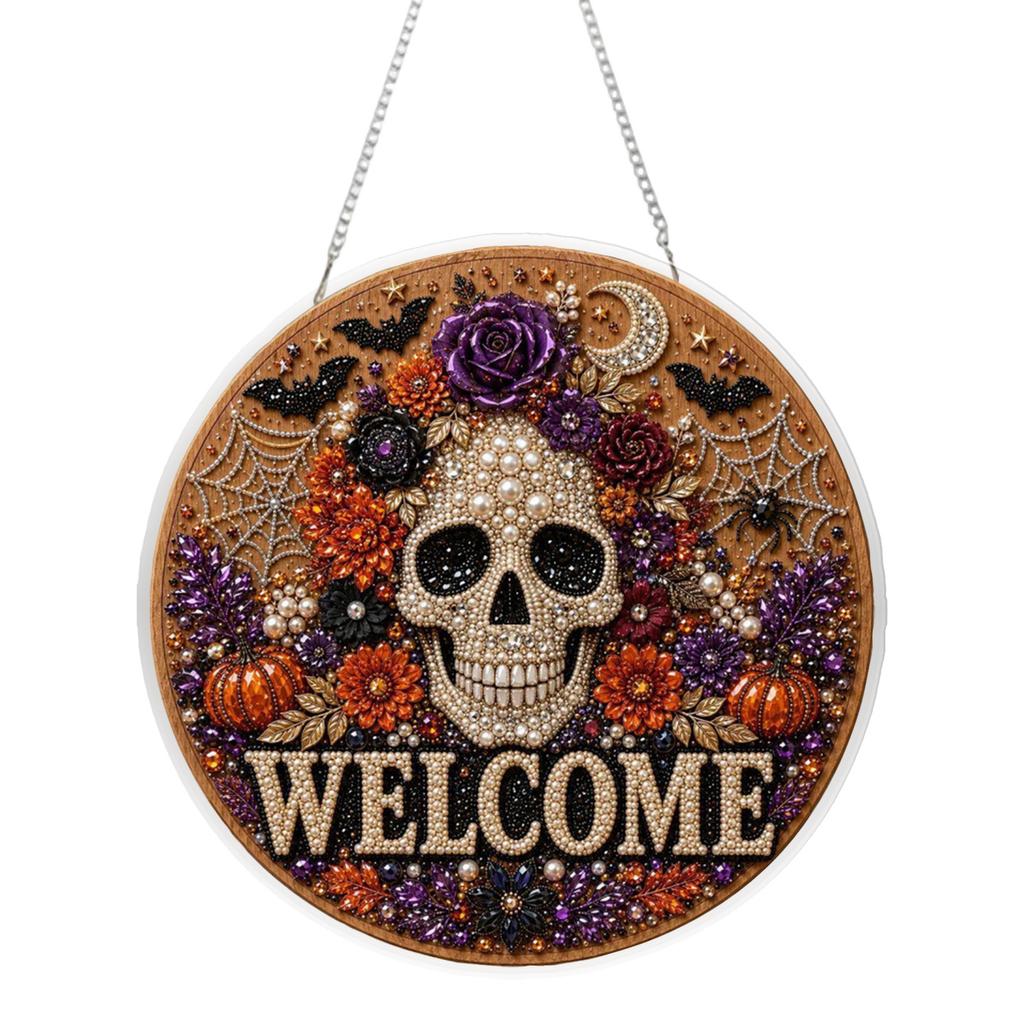 20 Pack Halloween Skeleton Acrylic Hanging Ornaments for Party Decor