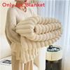 Multicolor Plush Milk Velvet Blanket With Soft Fabric For Relaxing Nap Time