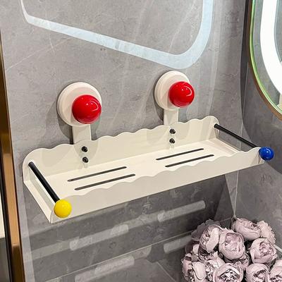New Non-punching Wall-mounted Bath Towel Storage Rack, Toilet, Bathroom Towel Storage Rack Wholesale