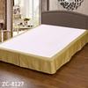 Hotel Bed Skirt Hotel-quality Soft Bedding Solid Color Queen Bed Skirt with Easy Fitting 25cm Tailored Drop Fade for Bedroom