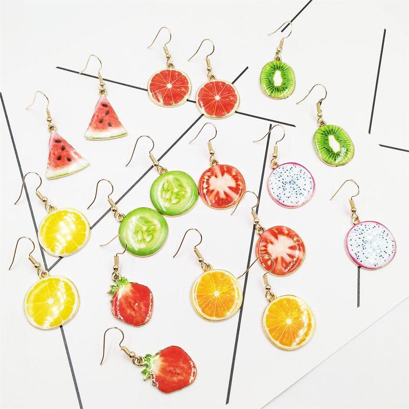 Buy Women Cute Fruit Drop Earrings Fashhion Ear Stud Girls Hook Dangle Earrings at affordable