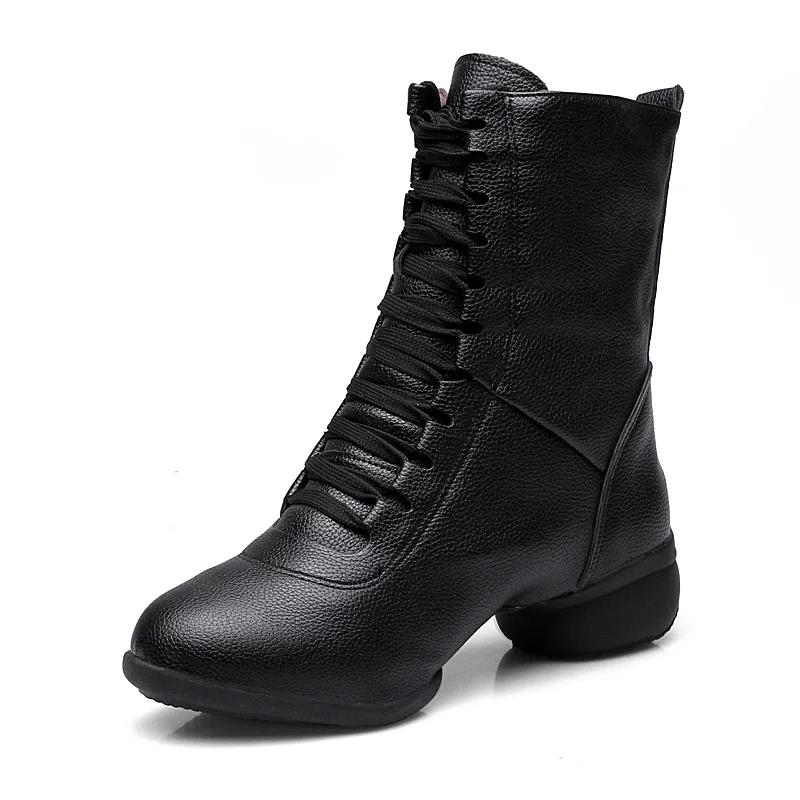  High Quality Dancing Boots Women Jazz Dance Shoes Soft Women's Ballroom Modern Dancing Shoes Ladies Ballet Boots Sneakers