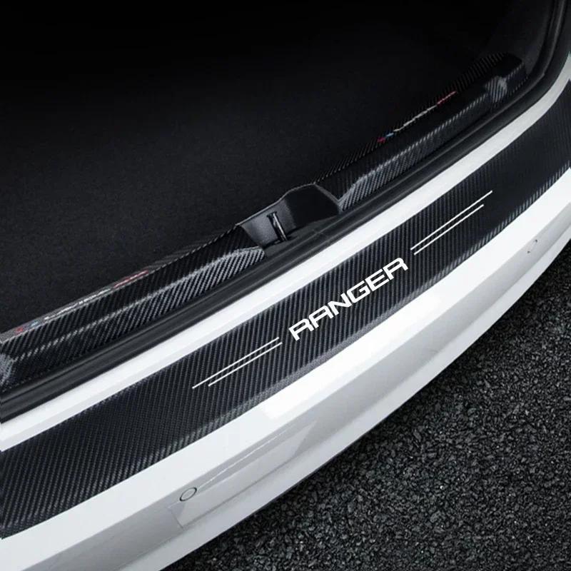 Snpwz4 For Ford Ranger Luminous Door Threshold Stickers Scuff Scratch Car Door Threshold Protective Trunk Strips Anti Kick Stickers