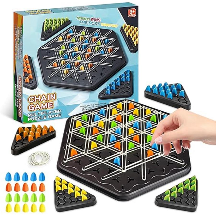 Kidsbele® Board Game for Kids, Elastic Logic Game, Multiplayer Strategy and Focus Game, 2-4 Players, Ages 3+