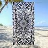 Mandala Print Beach Towel Quick Dry Microfiber Towel Soft Lightweight Absorbent Towel for Summer Beach Pool and Travel Use