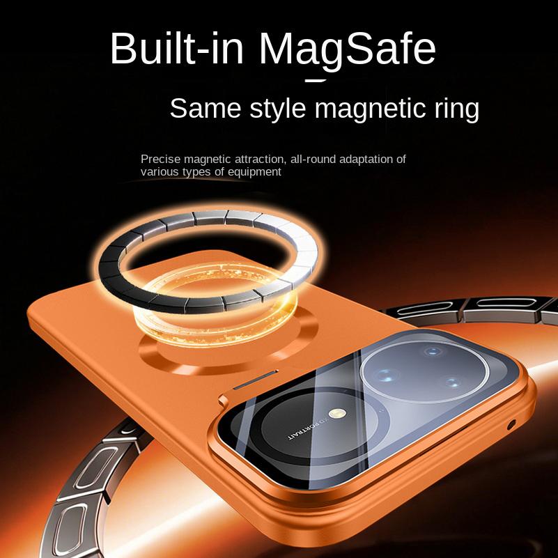 Scratch-resistant Back Plate Invisible Camera Holder Case For Huawei Nova 15 Ultra nova15 Pro with Magsafe Ring Protective Cover