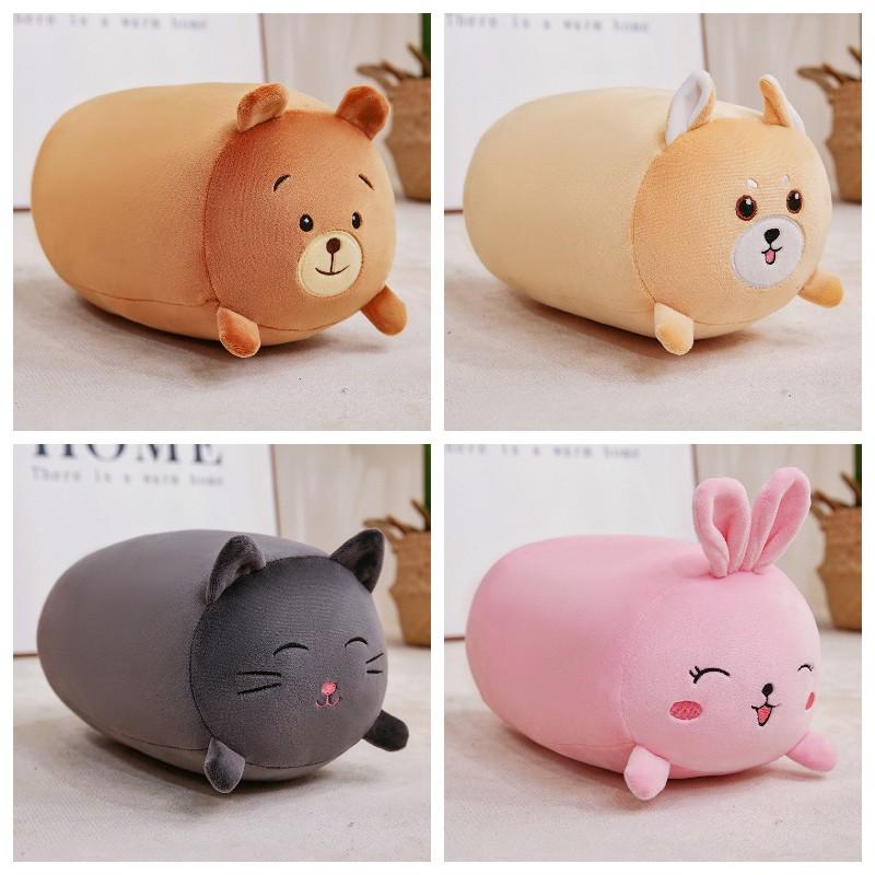 Rabbit Bear Cat Dog Plush Cushion Cartoon Stuffed Toy Home Xmas Gifts Children