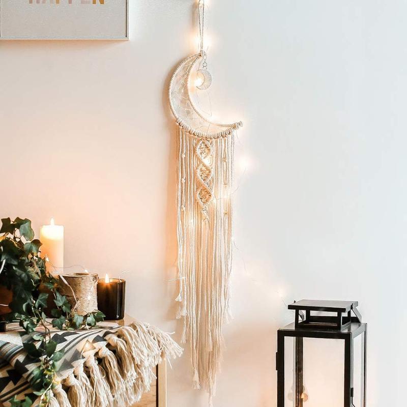 Nordic Decorative Pendant Tapestry Dreamcatcher Creative Handmade Weaving Gift Home Interior Wall Decoration Wall Hanging