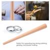 2.5 X 2.5 X 25cm Wood Ring Mandrel Wood Color Jewelry Mandrel Tool  Professional Jewelers