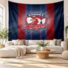 Sydney Roosters Wall Tapestry, Soft Fabric Wall Hanging, Decorative Backdrop For Bedroom Home Wall Art