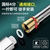 New 1pcs 1.5/2/3M SUS 304 Flexible Shower Hose Long Bathroom Big Flow Pipe Extension Water Pipe Pull Pipe Bathroom Accessories