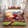 3pcs Football Player Action Bedding Set, Includes One Quilt Cover and Two Pillowcases, Bedroom and Guest Room Decoration. T723119