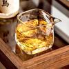 175ml Square Transparent Hammer Glass Fair Cup Tea Dispenser Heat Resistant Chahai Tea Separator Kungfu Tea Set Accessories