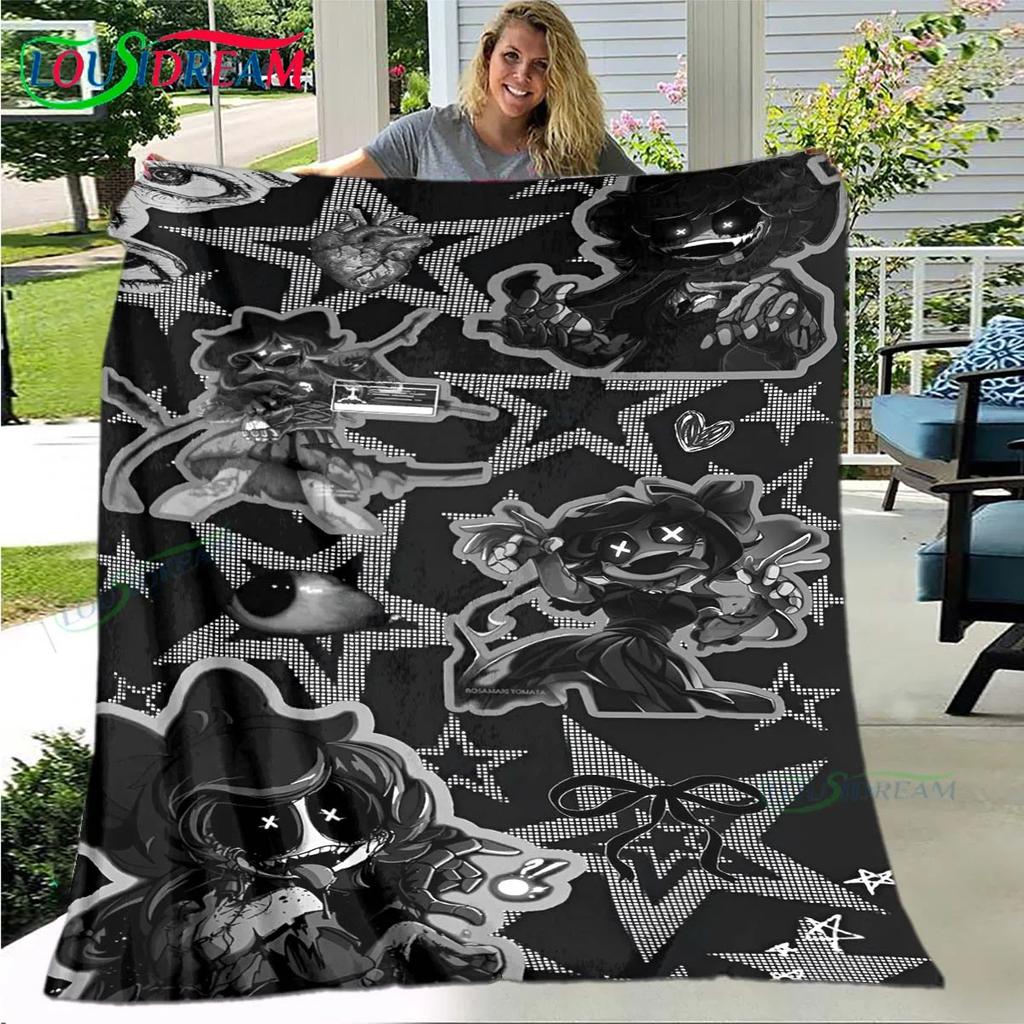 Hot Cartoon Murder Drone Flannel Adult and Children Blanket Sofa Bed Decoration Blanket Portable Blanket Bath Towel Gift